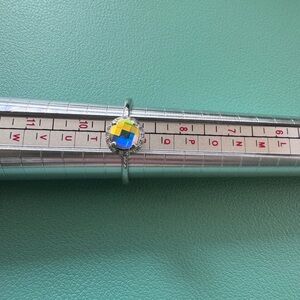 Fragrant jewels Holographic and Silver ring. NWOT. Size 9